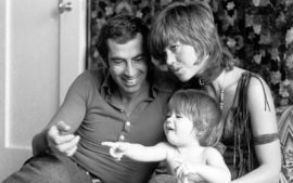 With Roger Vadim my first husband and my daughter Vanessa in 1970